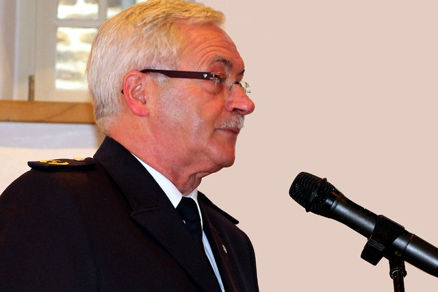 Kreisbrandmeister Ulrich Peukmann - Wir werden unsere Aufgaben und die an uns gestellten Erwartungen auch 2015 erfüllen, so formulierte es Ulrich Peukmann
