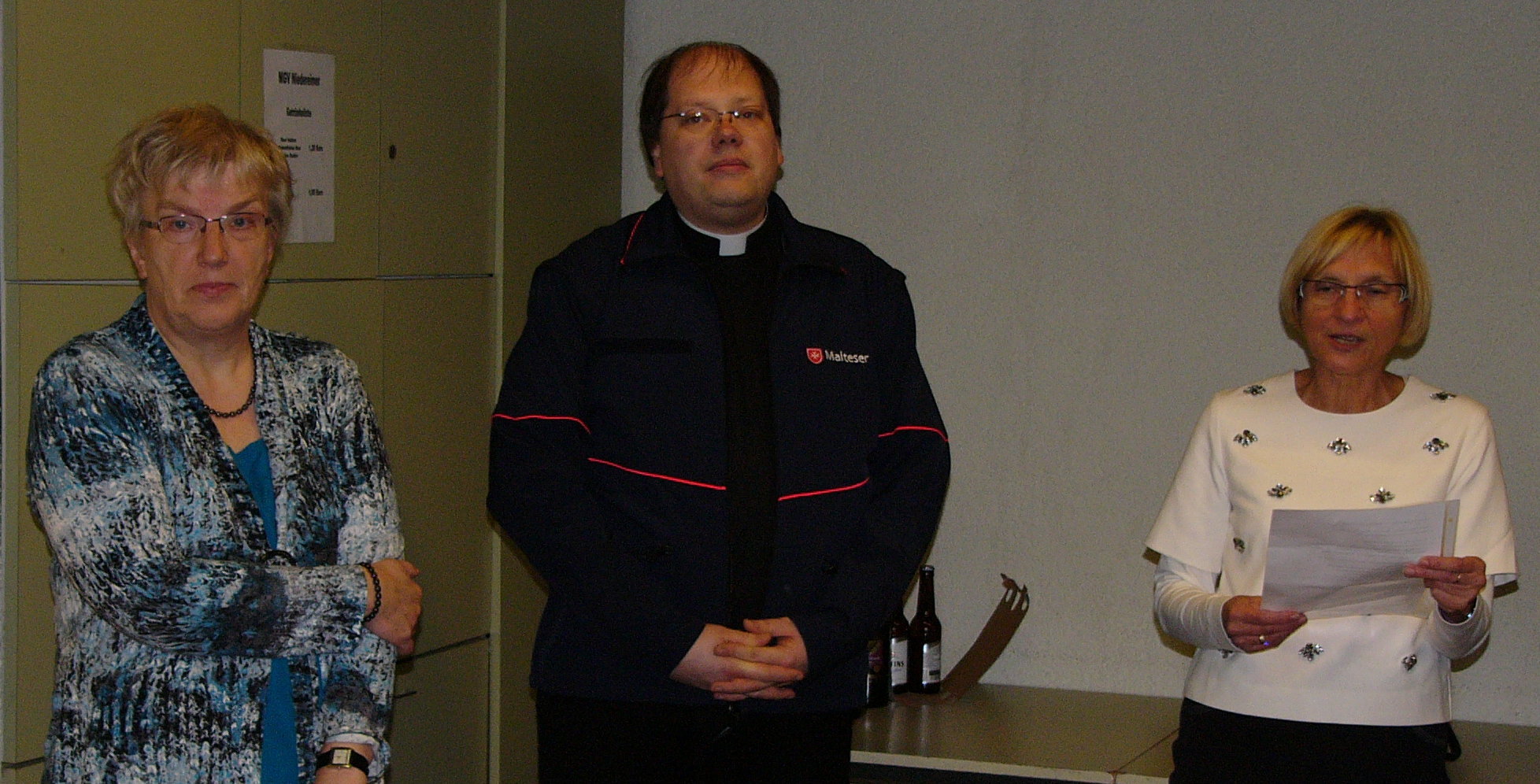 Verantwortliche: Gemeindereferentin Schwester M. Ephrem Eling, Seelsorger Vikar Guido Ricke und Gemeindeausschussleiterin Maria Hosters