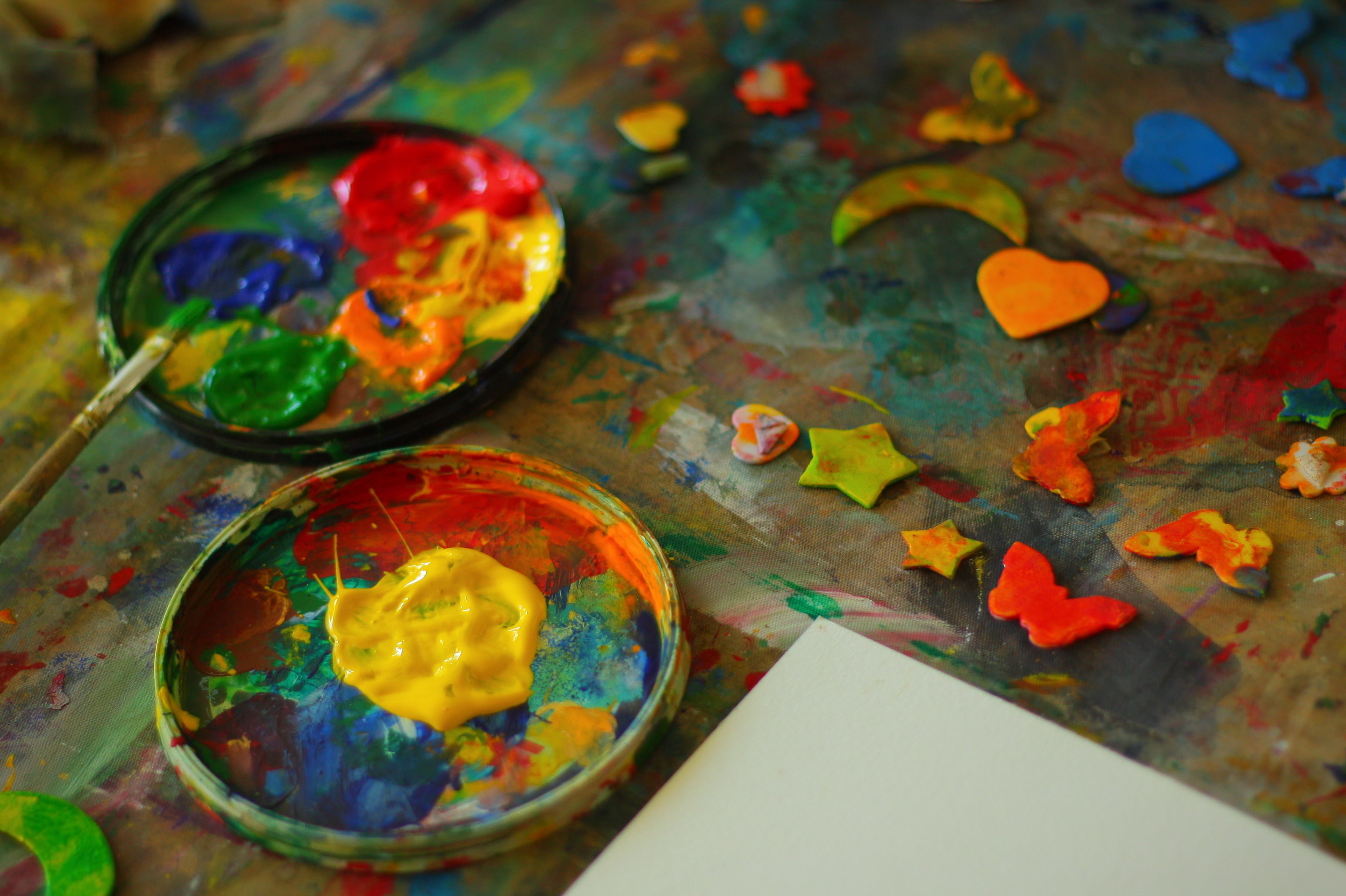 Starke Farben können in der Kunst Gefühle ebenso gut ausdrücken wie Worte.