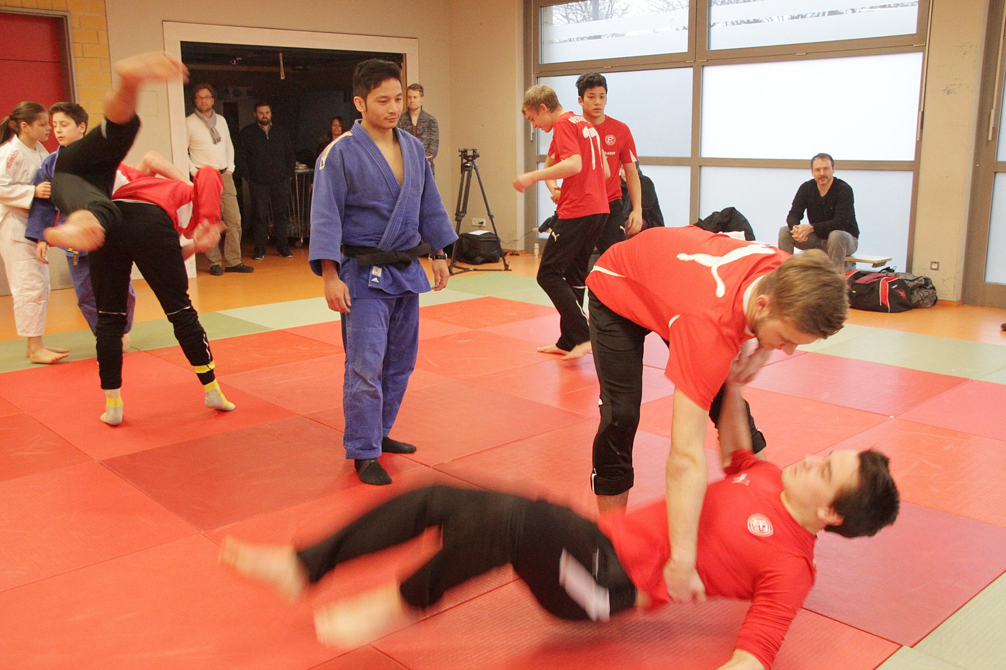 JudoTraining macht FortunaKeeper fit Düsseldorf