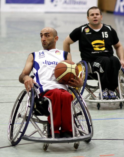 (Foto HRB): Flügelspieler Ahmet Dogan, immer noch nicht ganz gesund, machte ein ordentliches Spiel und erzielte 6 Punkte
