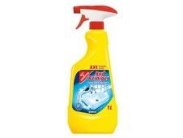 Rückrufaktion! Bad Reiniger XXL - GUT&GÜNSTIG (1L-Flasche) EDEKA informiert