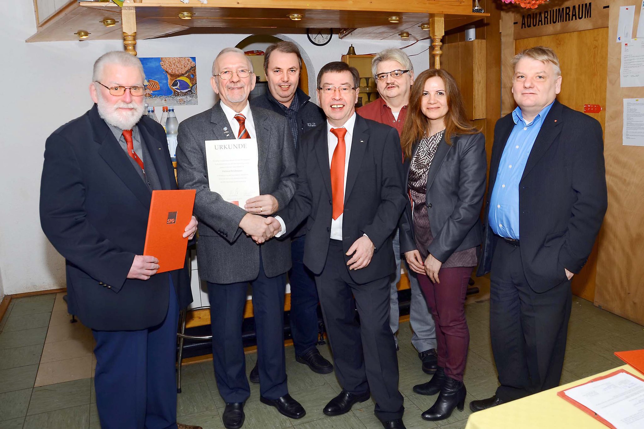 Helmut Feldmann ist nun Ehrenvorsitzender des SPDOrtsvereins Körne