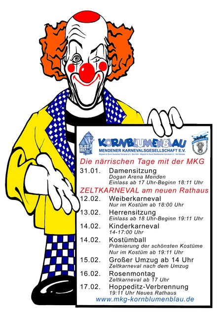 Foto: Kornblumenblau Mendener Karnevalsgesellschaft E.V.