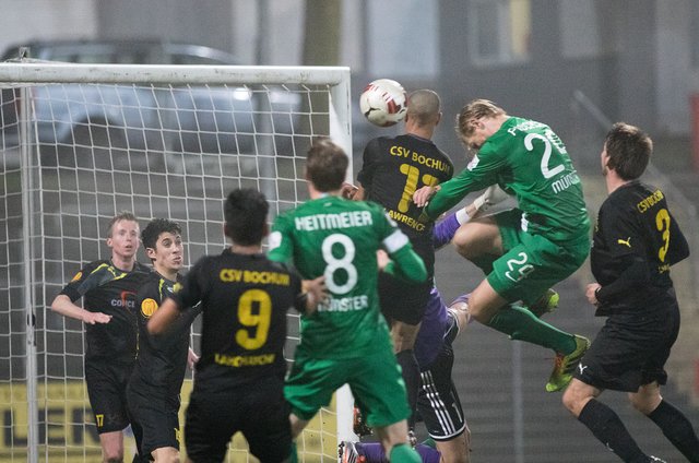 26. Minute, aus dem Gewühl heraus fällt der 1:1 Ausgleich.