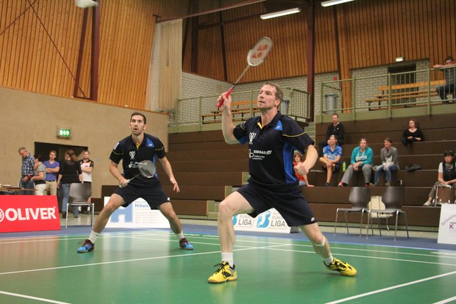 Mike Joppien und Philipp Wachenfeld im 1. Herrendoppel