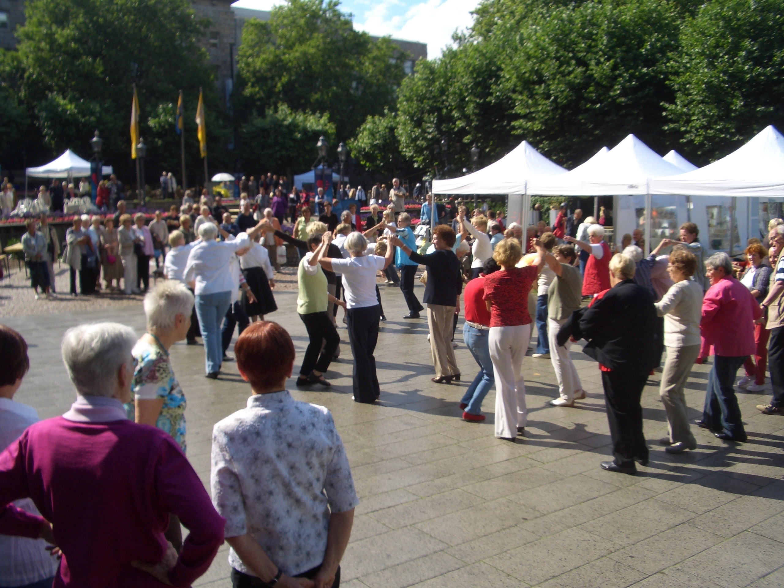 Herzschlag 2008 - viele Zuschauer und Mittänzer
