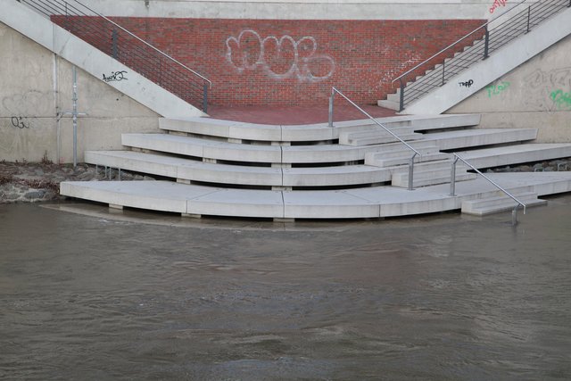 Hochwasser führt die Lippe nach viel Regen in den letzten Tagen. | Foto: Magalski