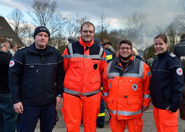 Traditionelles Osterfeuer am 04.04.2015 beim THW Gelsenkirchen.(Foto:THW Gelsenkirchen,Kurt Gritzan)