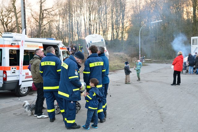 Traditionelles Osterfeuer am 04.04.2015 beim THW Gelsenkirchen.(Foto:THW Gelsenkirchen,Kurt Gritzan)