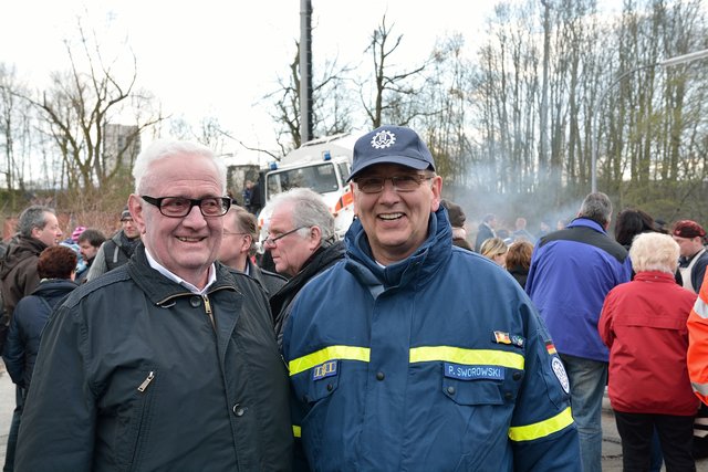 Traditionelles Osterfeuer am 04.04.2015 beim THW Gelsenkirchen.(Foto:THW Gelsenkirchen,Kurt Gritzan)