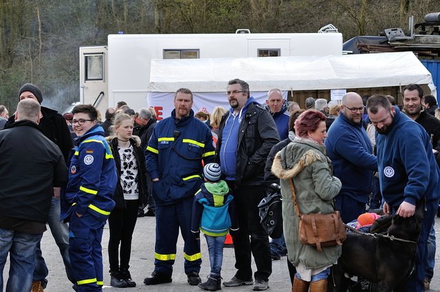 Traditionelles Osterfeuer am 04.04.2015 beim THW Gelsenkirchen.(Foto:THW Gelsenkirchen,Kurt Gritzan)
