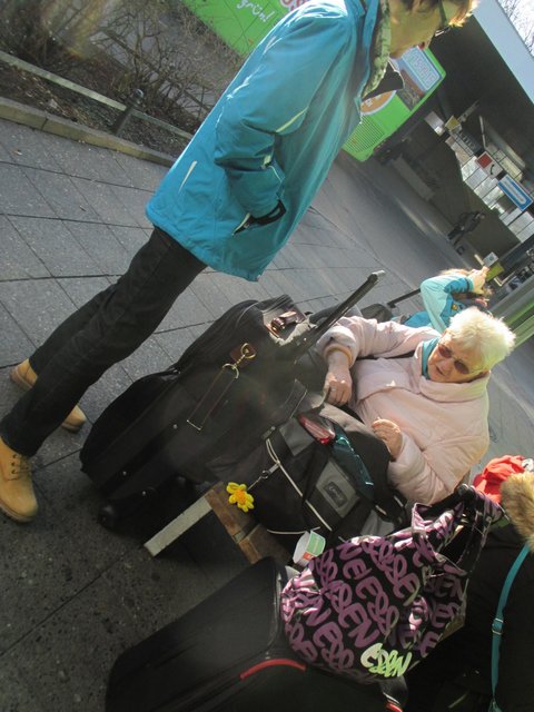 ...so, die zwei Nächte schon vorbei ...Abfahrt/Rückreise