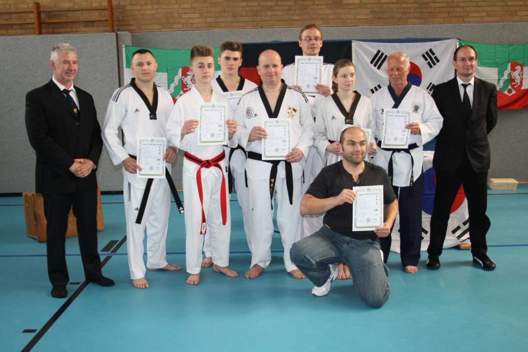 Taekwondo Dan Prüfung der Jidokwan Deutschland Duisburg
