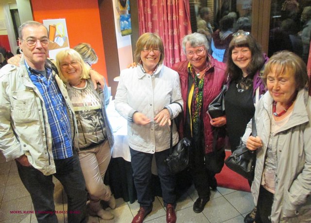 Ein Teil der Truppe an diesem Abend ...