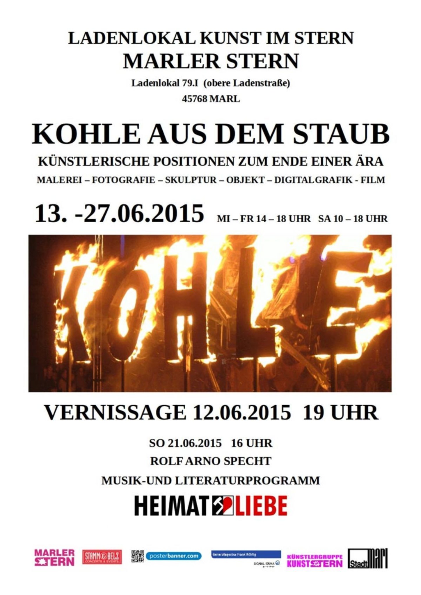 Ausstellung KOHLE AUS DEM STAUB, im Marler Stern Marl