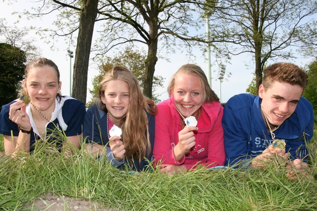 Anna Heermann, Michelle Pschuk, Katharina Fries, Lasse Dumke