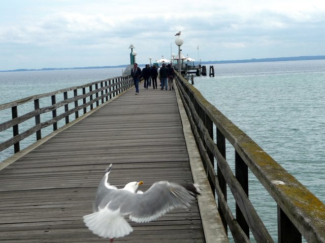 In Grömitz - auf der Seebrücke