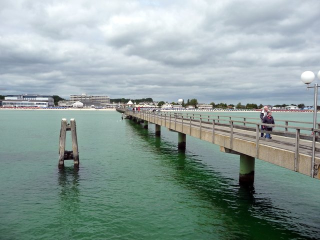 In Grömitz - auf der Seebrücke