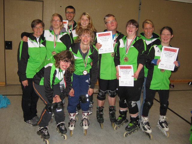 Siegerehrung für den 4. Young Star Cup 2015 in Duisburg.