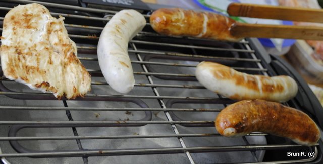 Blick auf einem anderen Grill...