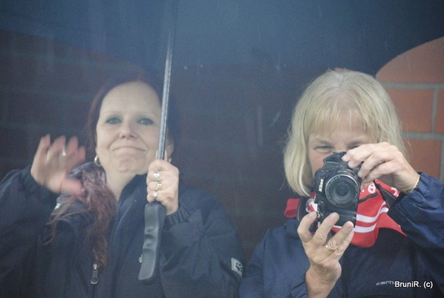 Anke und Hille passen auf...