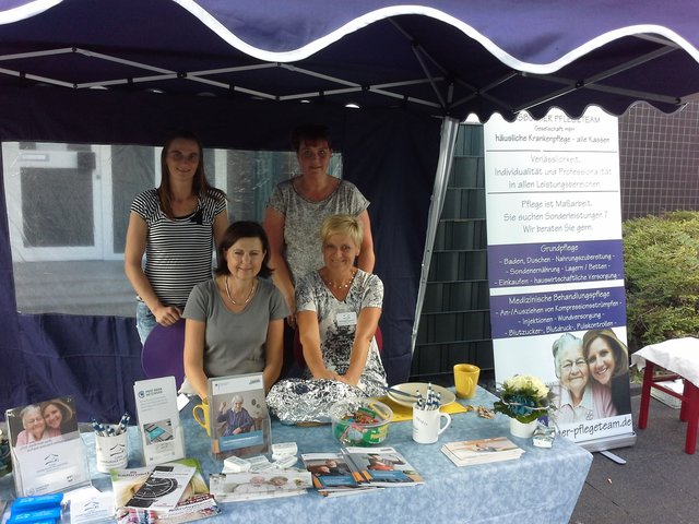 Pflege Dienstleistungen mit einem starken Team!
