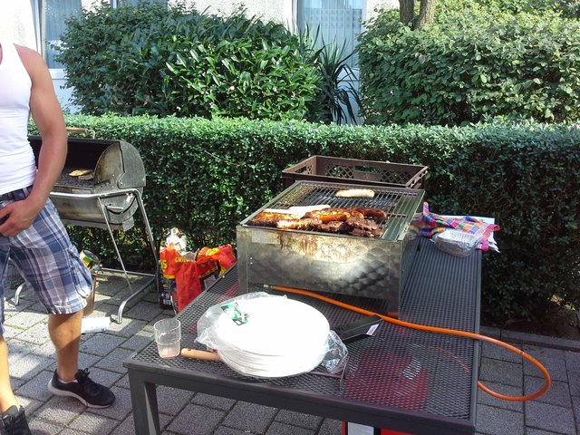 Hallo hier grillt der Koch