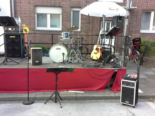 Die Kapelle muss mal Pause machen. ..