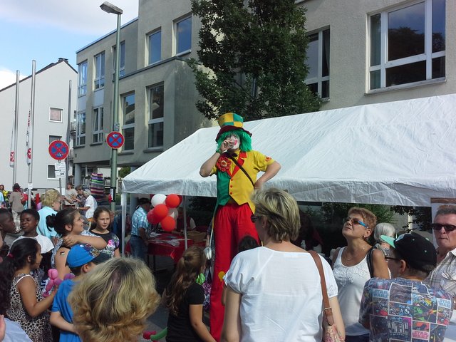 Der Cloun hatte den totalen Überblick