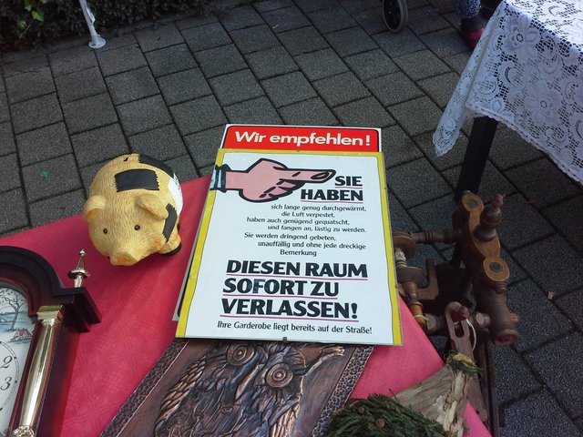 Jetzt ist Schluss mit Strassenfest! .......