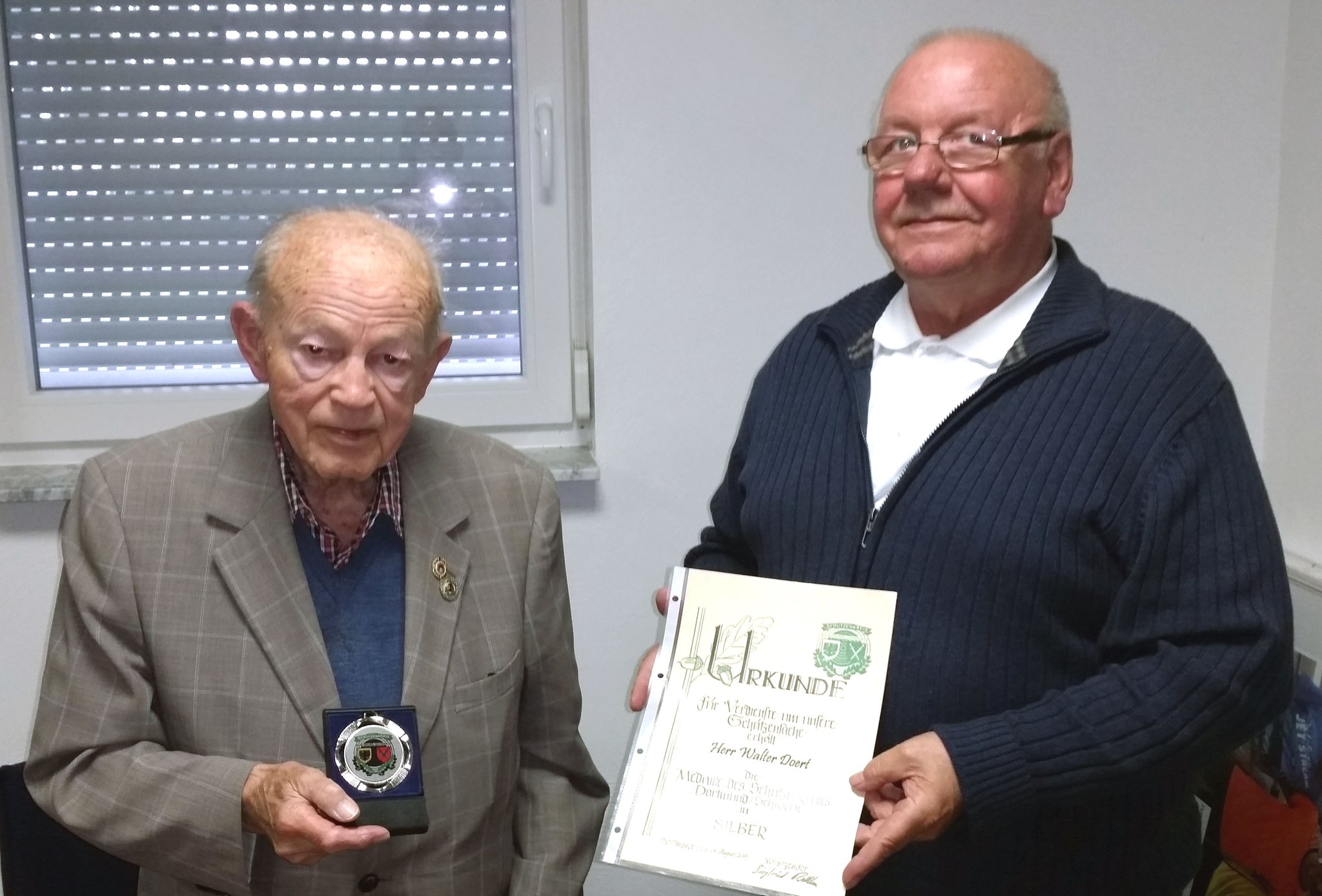 Besondere Auszeichnung für Walter Doert DortmundSüd