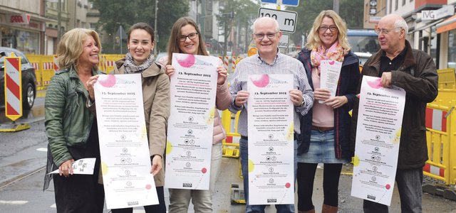 Aktiv mitten in der Umbauphase: Der Verein „Die Benderstraße“ organisiert am 13. September einen besonderen verkaufsoffenen Sonntag.