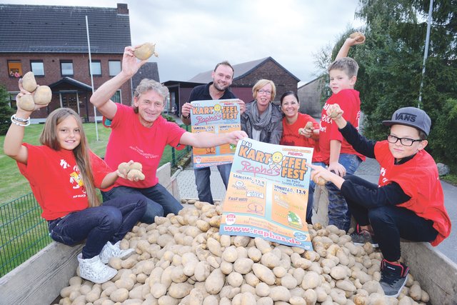 Die Vorbereitungen für das Kartoffelfest in Reusrath laufen auf Hochtouren. Foto: Michael de Clerque