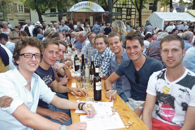 Der Gerricusplatz verwandelt sich am kommenden Wochenende wieder in ein gemütliches Winzerdorf.