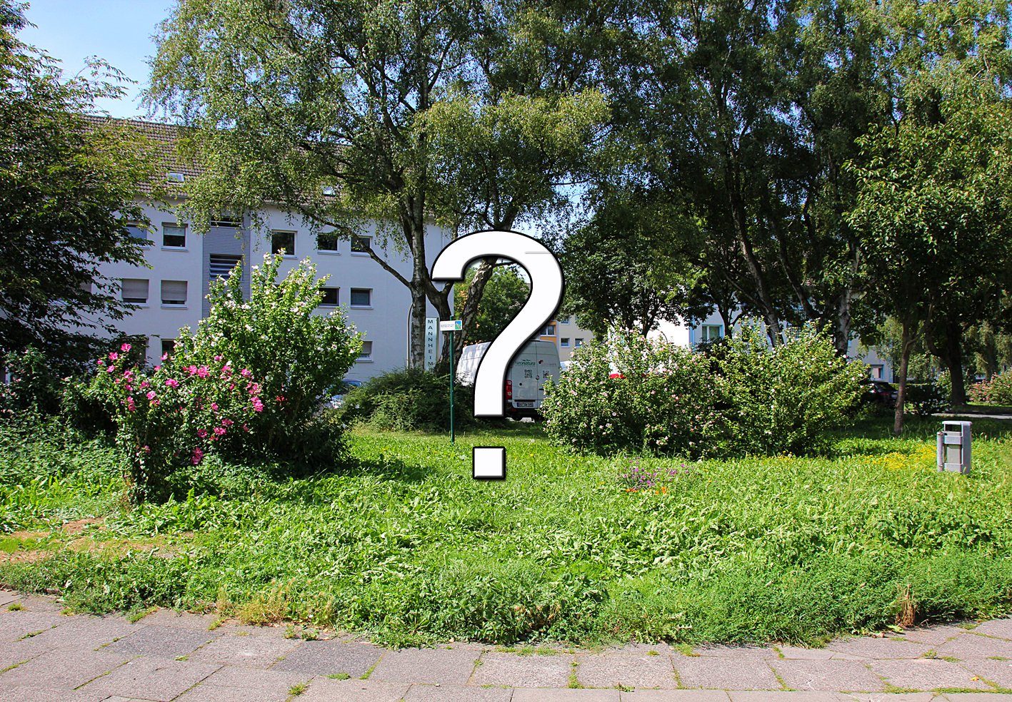 Hier soll das Kunstwerk auf dem Mannheimplatz platziert werden. Nur: Wie könnte es aussehen? Jetzt sind die Künstler und Kreativen der Region gefragt.