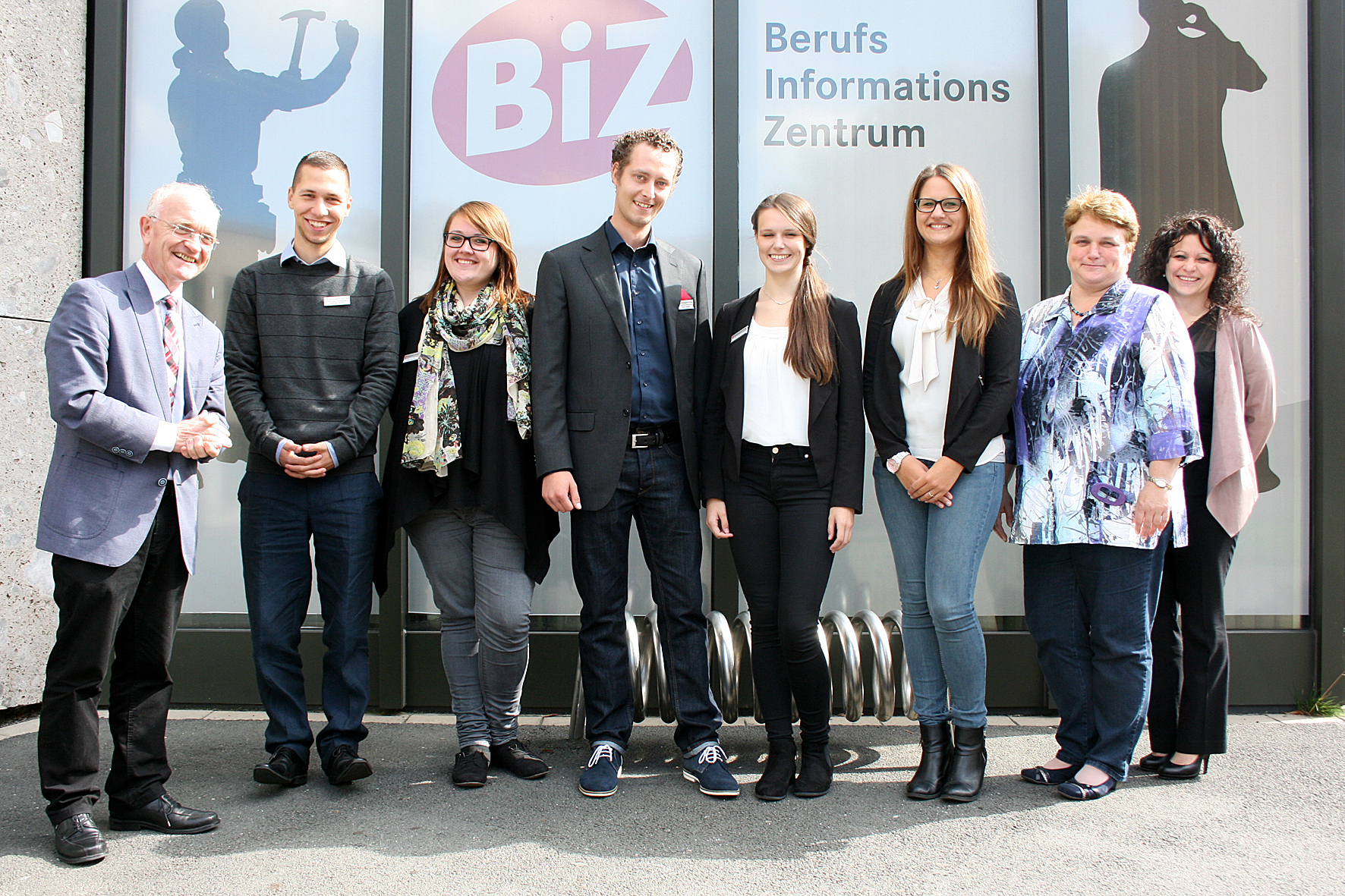 Die neuen Azubis der Agentur für Arbeit wurden in Hagen begrüßt.