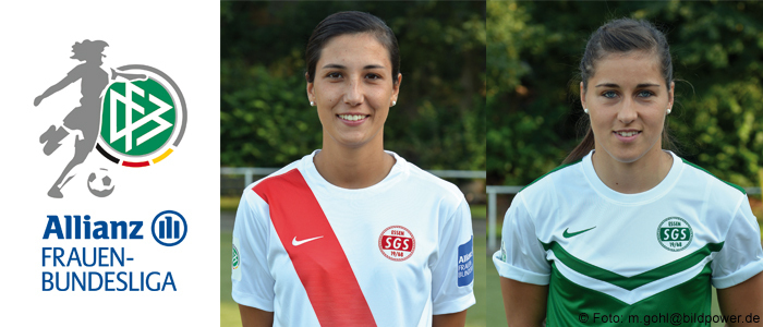 Sara Doorsoun & Lisa Weiß von der SGS Essen
