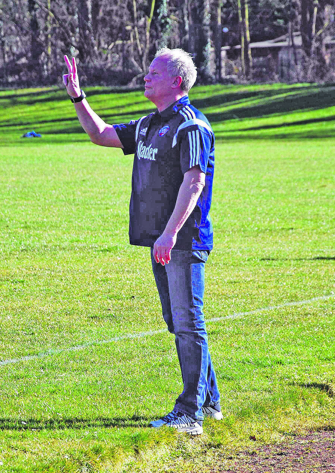 Günnigfelds Trainer Thomas Baron hofft auf den zweiten Saisonsieg. Foto: Peter Mohr