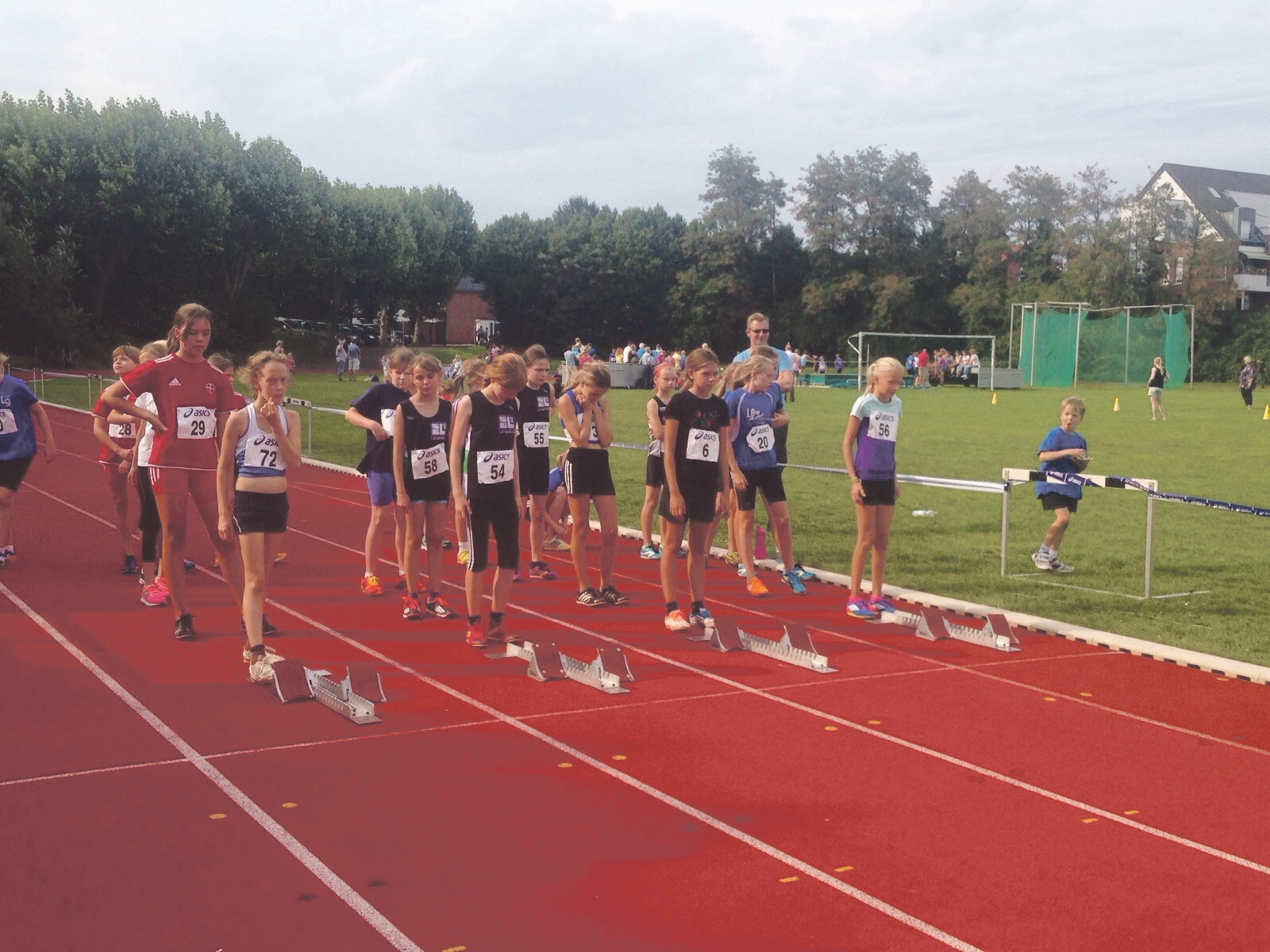 Höchste Konzentration vor dem Start.