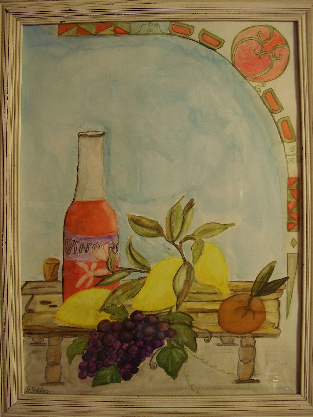Das ist ein Aquarell von Gertrud Gottschalk. Nicht im Kalender
