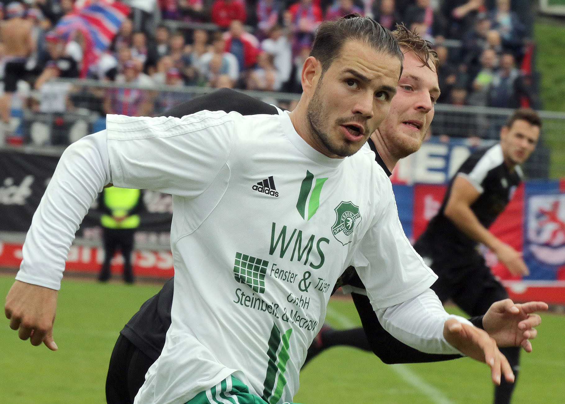 Schonnebecks Berkay Öz erzielte in der zweiten Halbzeit den Essener Führungstreffer. (Photo: Gohl)