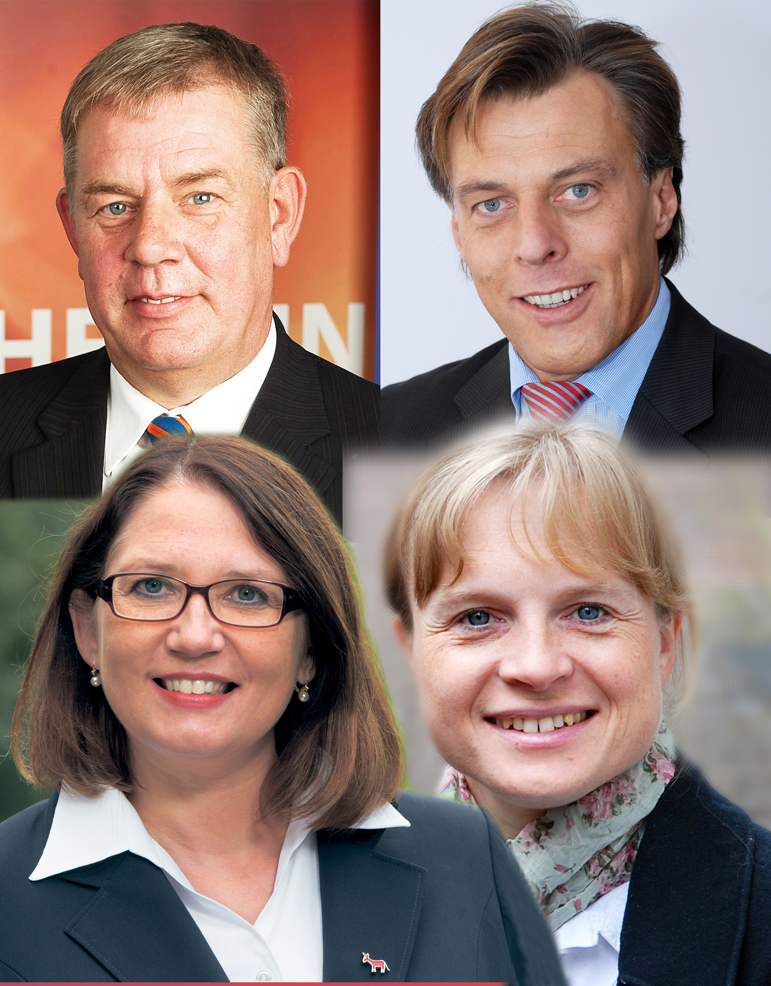 Die Jury: Ulrike Westkamp, Daniela Lohmeyer, Rainer Hegmann und Norbert Borgmann.