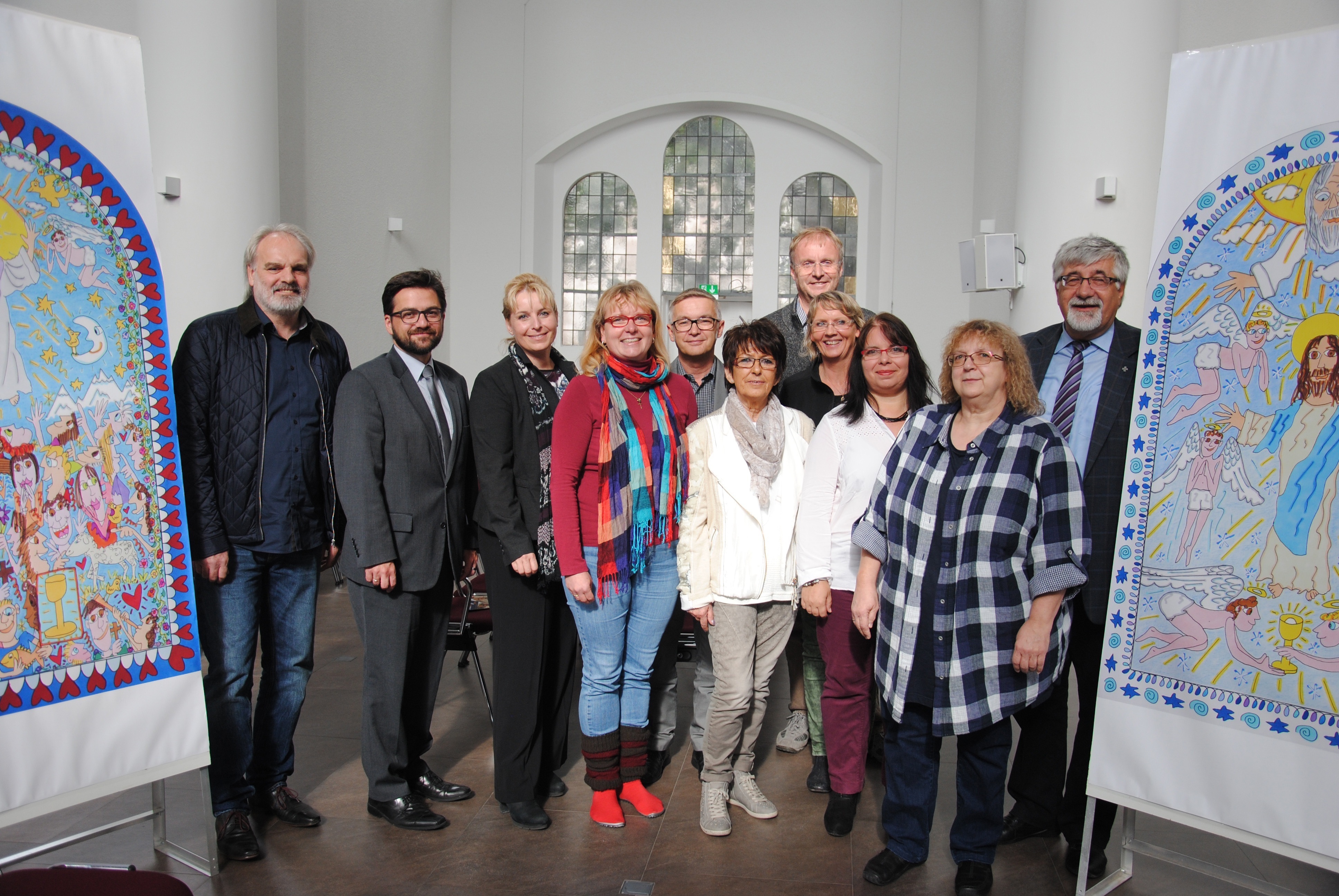 Das Team des Kunstprojektes