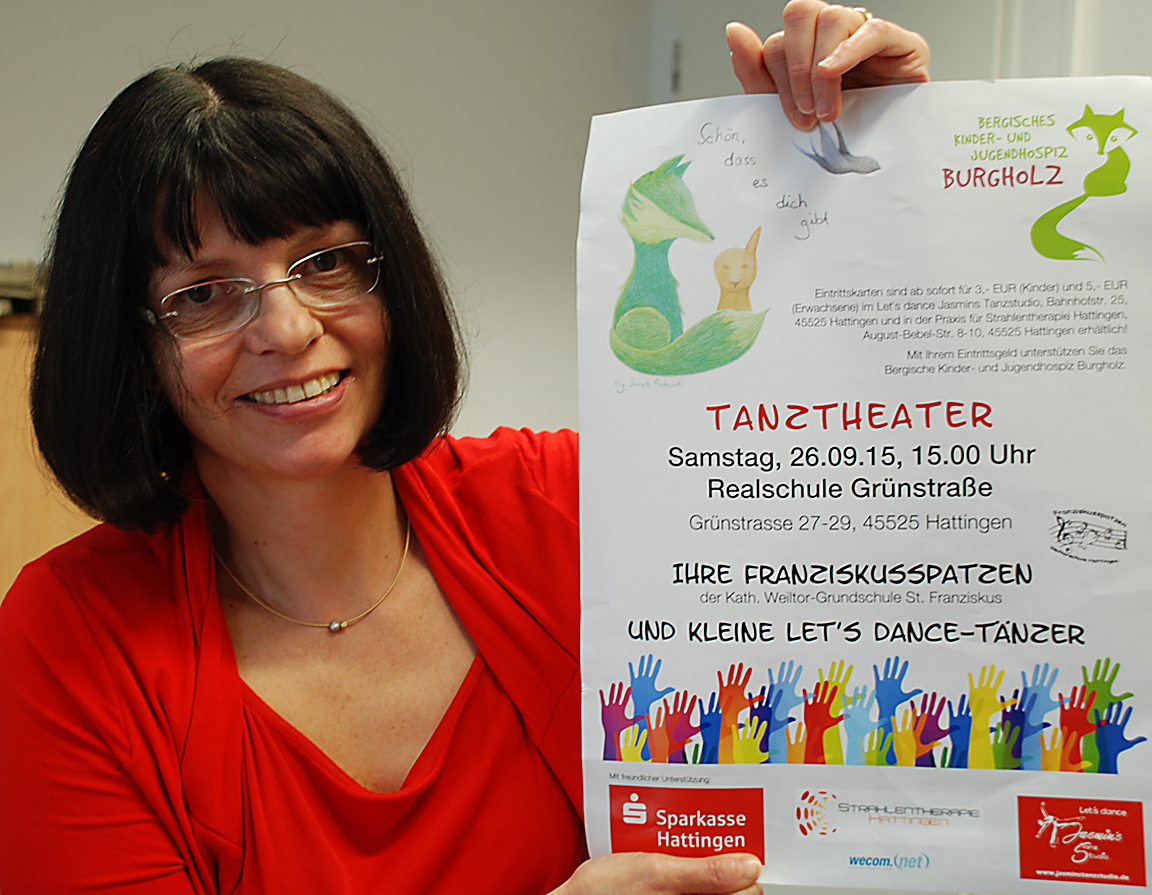 Die Hattingerin Anette Metzler engagiert sich sehr für die Kinderhospiz-Stiftung Burgholz in Wuppertal. Hier können auch Kinder aus Hattingen aufgenommen werden, deren Leben durch eine Krankheit verkürzt ist. Foto: Pielorz