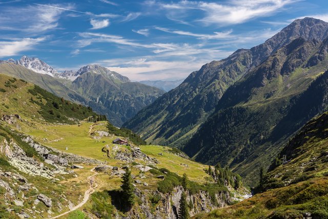 Ein Blick zurück zum Anfang des Tales