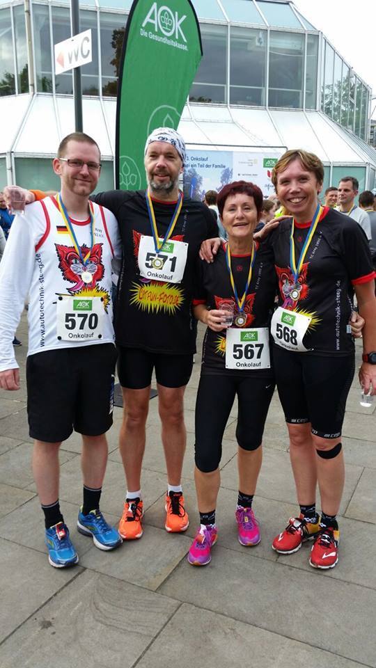 Das Krayer Laufteam ...