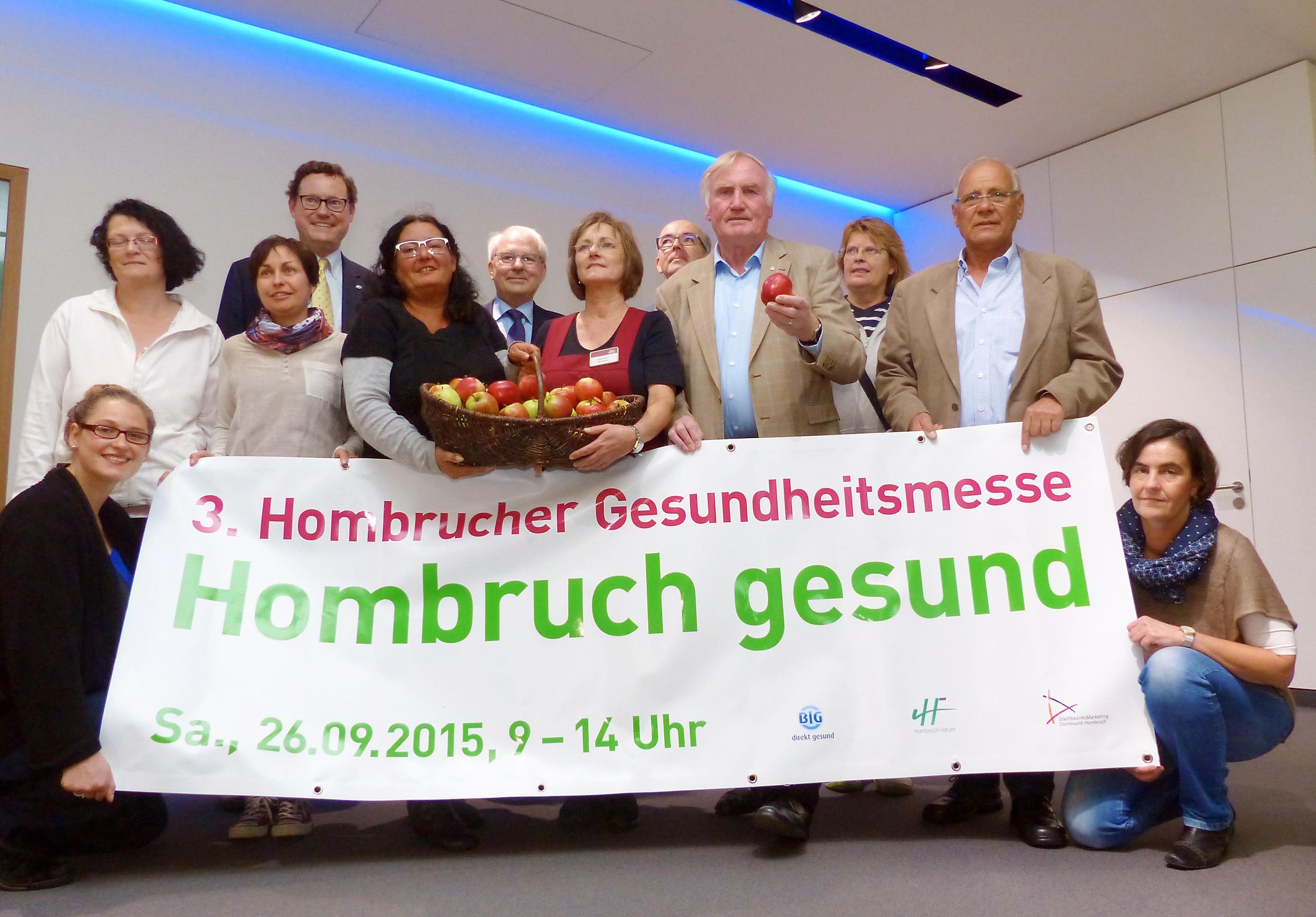 Alles im Griff haben die Organisatoren der Gesundheitsmesse.