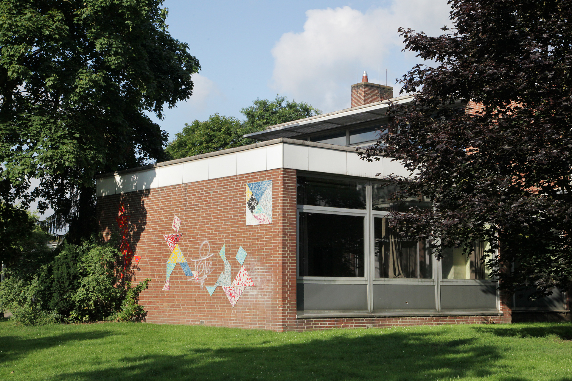 Die Hauptschule in Wethmar - hier leben über hundert Flüchtlinge.