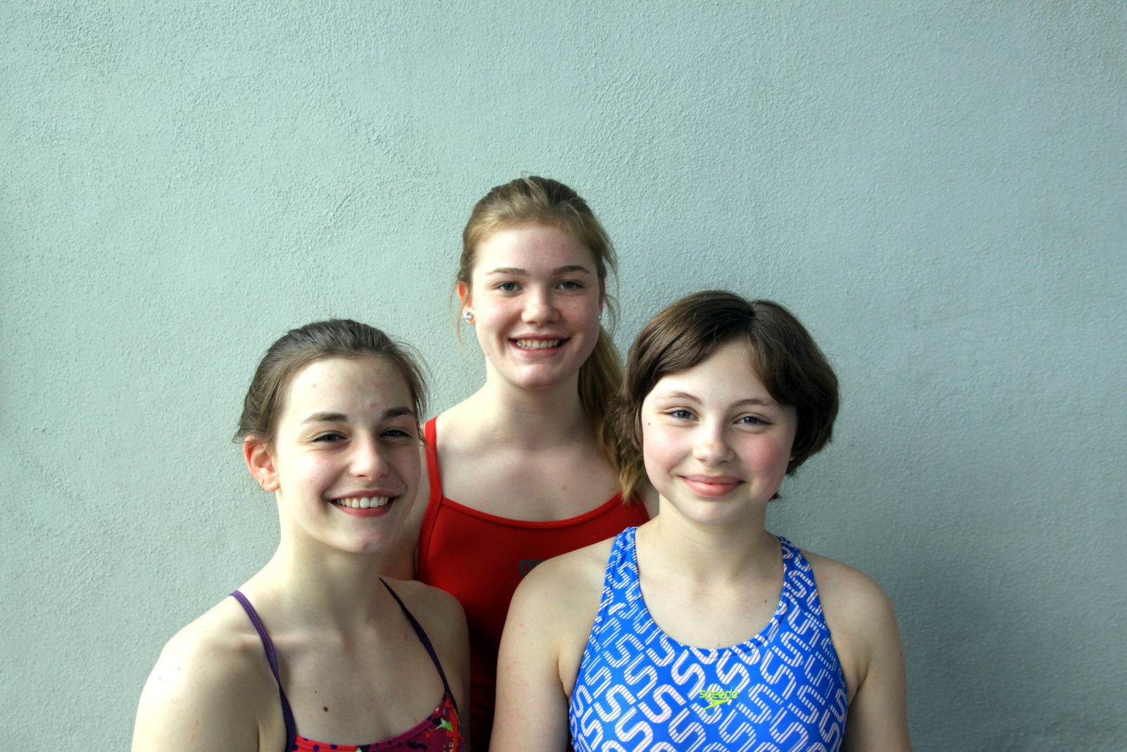Medaillengewinner v.L: Marie Rumpf, Greta Hamacher, Evelin Edel